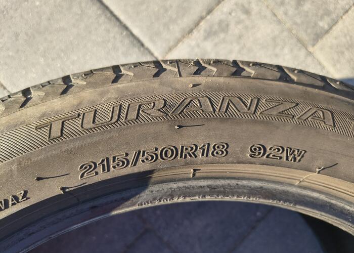 Grajewo ogłoszenia: Opony letnie 215/50  R 18  92w bridgeston turanza